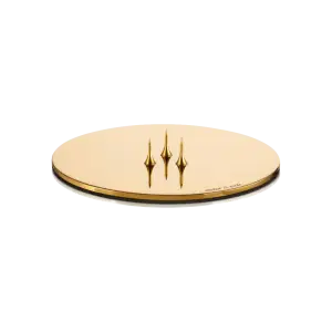 Cone Plate Small Shiny Gold