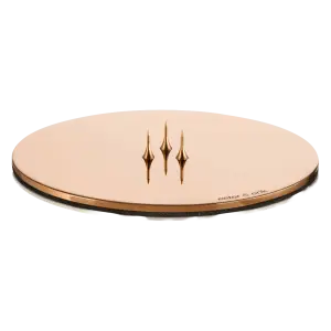 Cone Plate Medium Shiny Rose