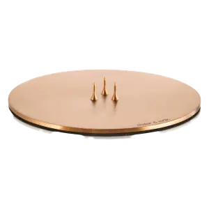 Cone Plate Medium Matt Rose