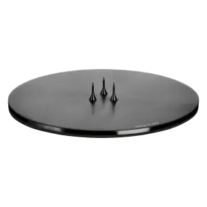 Cone Plate Medium Matt Black