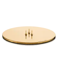 Cone Plate Medium Shiny Gold
