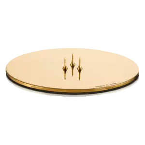 Cone Plate Medium Shiny Gold