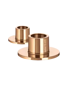 Candle Holder Shiny Rose
