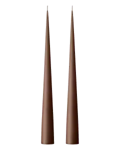 Cone Candle Tall Hazelnut #25