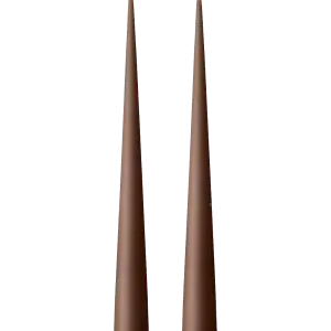 Cone Candle Tall Hazelnut #25
