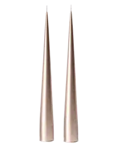 Cone Candle Tall Champagne Metallic #94