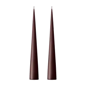 Cone Candle Small Aubergine #50