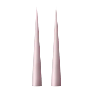 Cone Candle Small Soft Rose #52