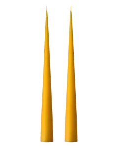 Cone Candle Tall Amber #76