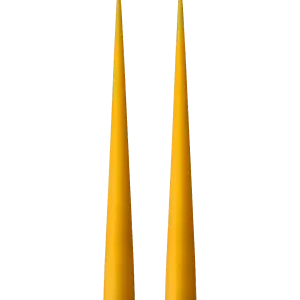 Cone Candle Tall Amber #76