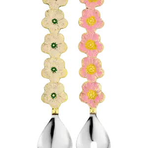 Faye Bloemen Saladebestek Set