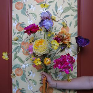 Zijden boeket ' colourfull'